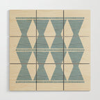 Southwestern Boho - Blue Wood Wall Art Gallery Image 1