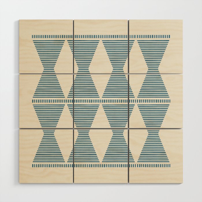 Southwestern Boho - Blue Wood Wall Art Gallery Image 1