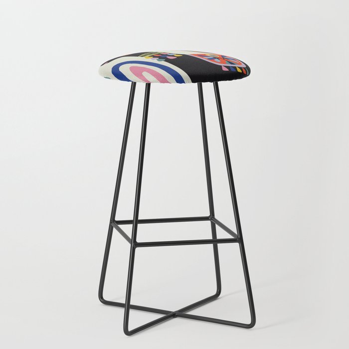 Mid Century Modern Llama Stool Gallery Image 1