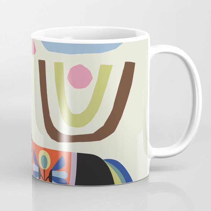 Mid Century Modern Llama Coffee Mug Gallery Image 1