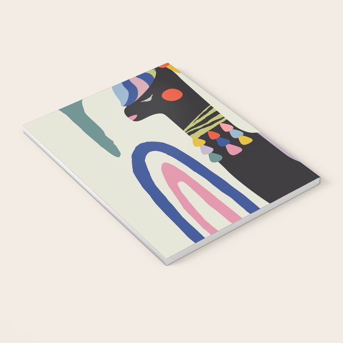 Mid Century Modern Llama Notebook Gallery Image 3