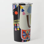 Mid Century Modern Llama Travel Mug Gallery Image 1
