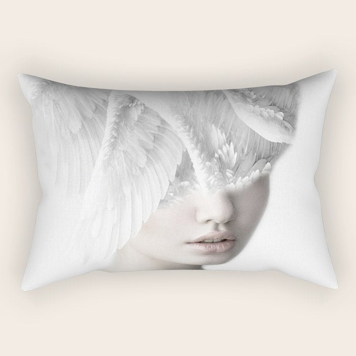 Beautiful Angel Rectangular Pillow Gallery Image 2
