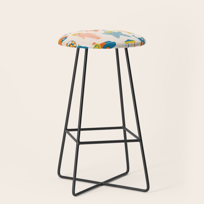 Vintage toy box Stool Gallery Image 1