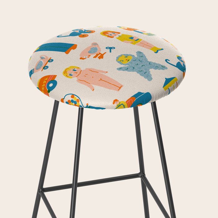 Vintage toy box Stool Gallery Image 2