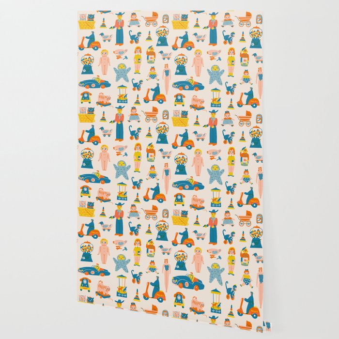 Vintage toy box Wallpaper Gallery Image 2
