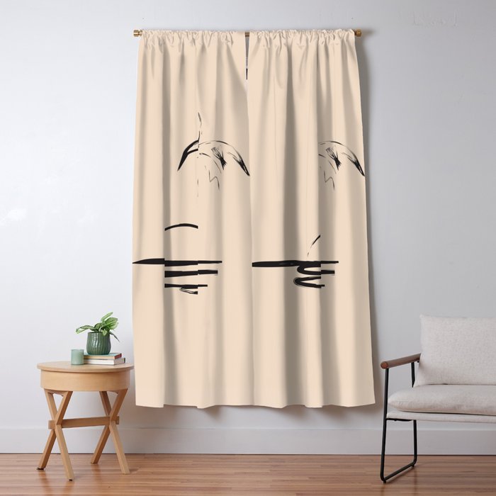 Abstract Landscape Window Curtain Gallery Image 5