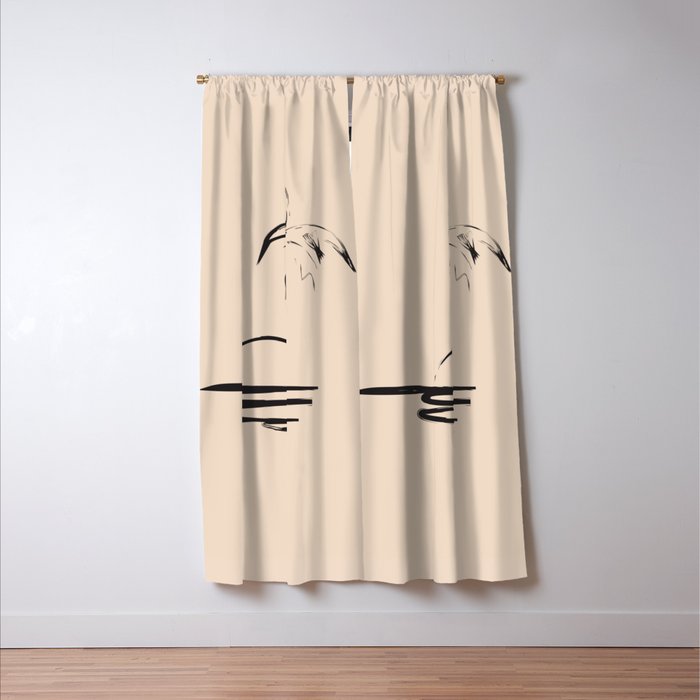 Abstract Landscape Window Curtain Gallery Image 3