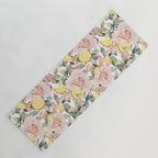 Pineapple wedges on rose bushes P Yoga Mat Gallery Image 1