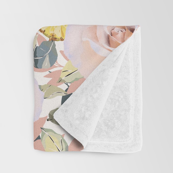 Pineapple wedges on rose bushes P Throw Blanket Gallery Image 3