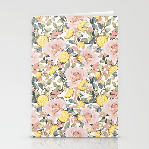 Pineapple wedges on rose bushes P Stationery Card Gallery Image 2