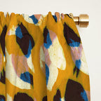 Pure Strokes #2 / Orange, Pink & Blue Window Curtain Gallery Image 2