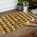 Pure Strokes #2 / Orange, Pink & Blue Outdoor Rug Gallery Image 2