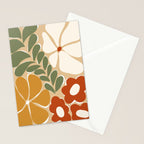 70s boho botanical flowers   Stationery Card Gallery Image 2