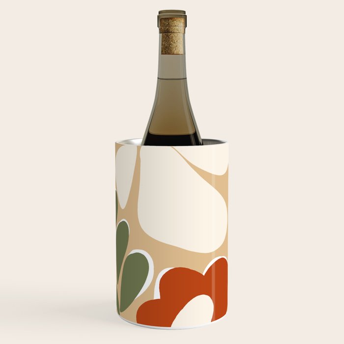 70s boho botanical flowers   Wine Chiller Gallery Image 3