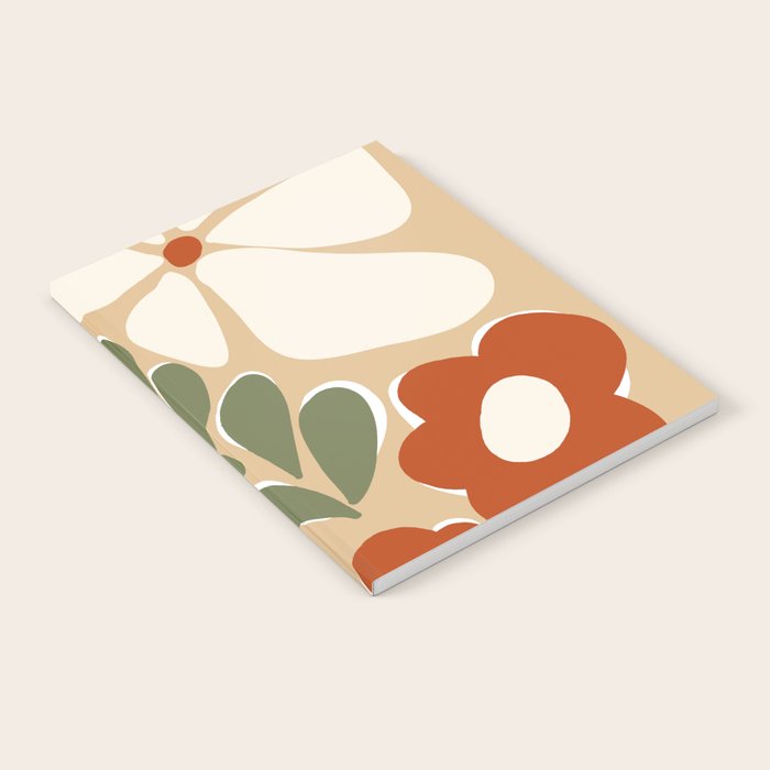 70s boho botanical flowers   Notebook Gallery Image 2