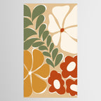 70s boho botanical flowers   Tablecloth Gallery Image 2