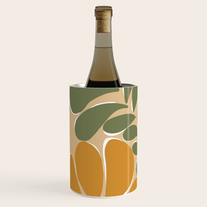 70s boho botanical flowers   Wine Chiller Gallery Image 2