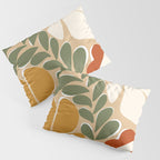 70s boho botanical flowers   Pillow Sham Gallery Image 3