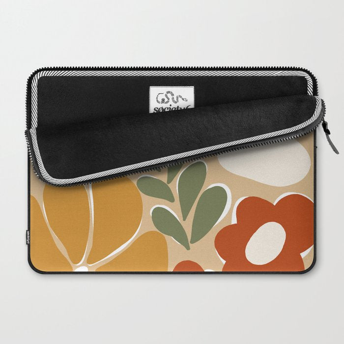 70s boho botanical flowers   Laptop Sleeve Gallery Image 2