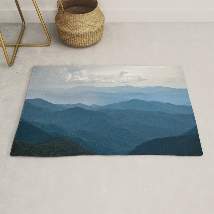 Smoky Mountain National Park Nature Photography Rug Gallery Image 1