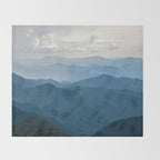 Smoky Mountain National Park Nature Photography Throw Blanket Gallery Image 2