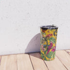 Snake Princess Tropical Jungle Vibes Multicolor Yellow Travel Mug Gallery Image 4