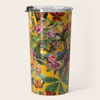 Snake Princess Tropical Jungle Vibes Multicolor Yellow Travel Mug Gallery Image 3