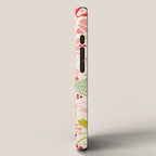 Wonderful ditsy holiday joy pink iPhone Case Gallery Image 2