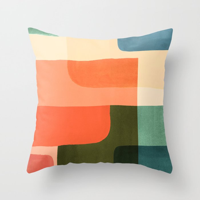 Color play Throw Pillow Gallery Image 6