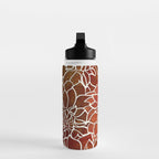 Dahlia Flower Pattern 18 Water Bottle Gallery Image 3