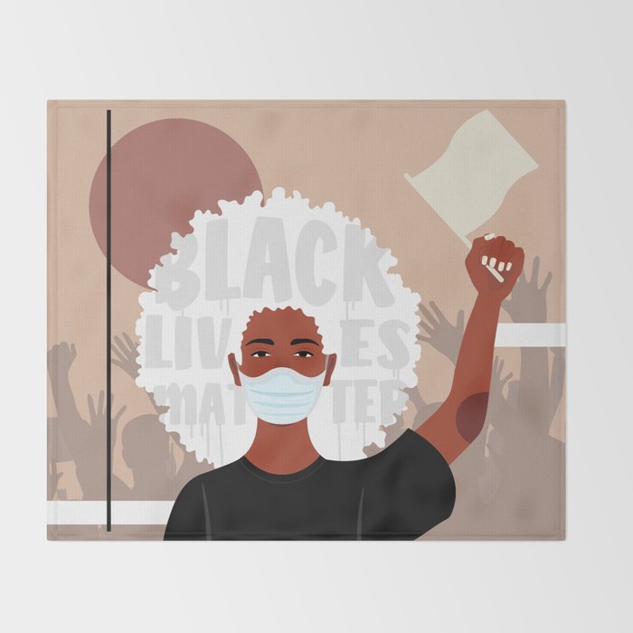 Protest No. 1 Throw Blanket Gallery Image 2