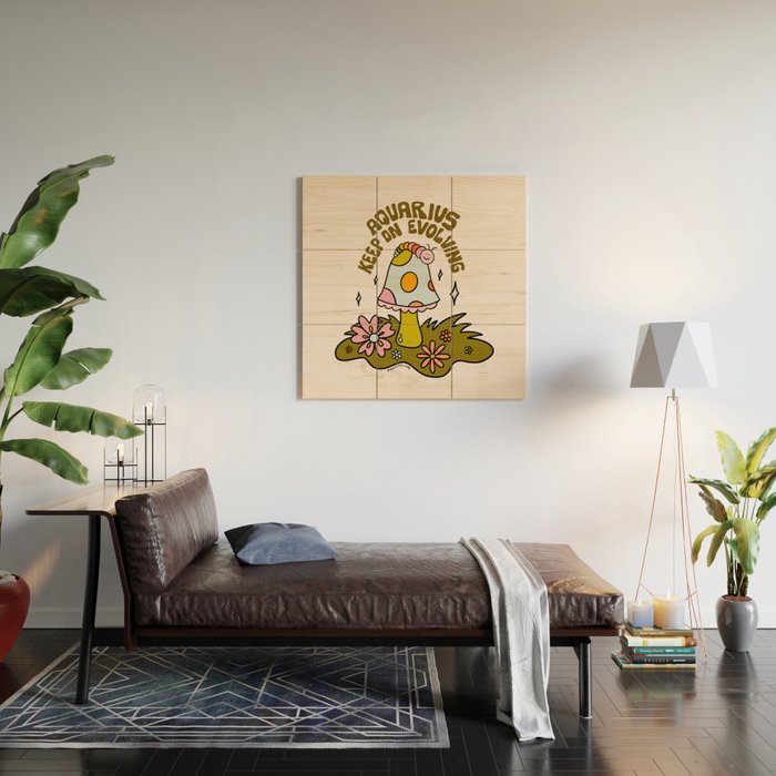 Aquarius Caterpillar Wood Wall Art Gallery Image 2