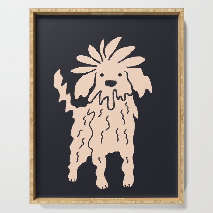 Oodle dog Serving Tray Gallery Image 1