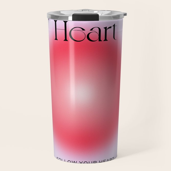 Heart: Aura Gradient 04 Travel Mug Gallery Image 1