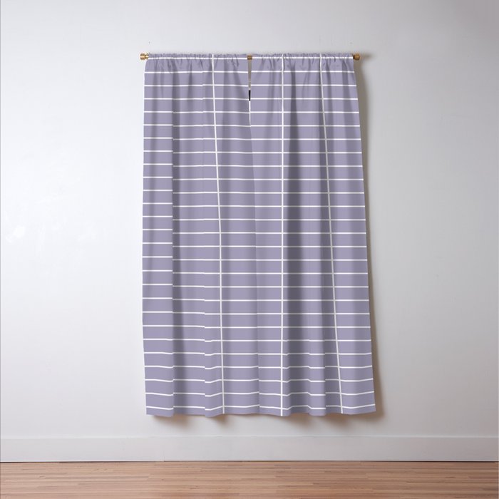 Grid Pattern XIII Window Curtain Gallery Image 3