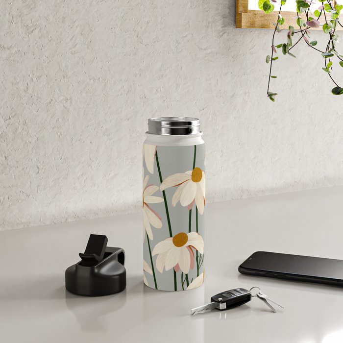 Chamomille pattern Water Bottle Gallery Image 4