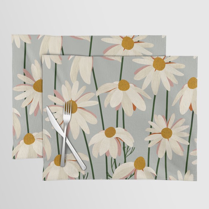 Chamomille pattern Placemat Gallery Image 1