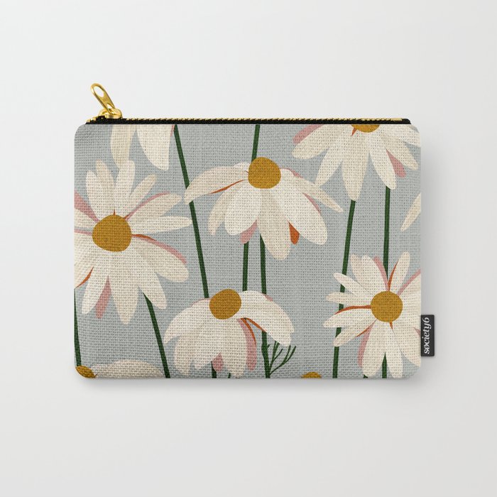 Chamomille pattern Carry All Pouch Gallery Image 1