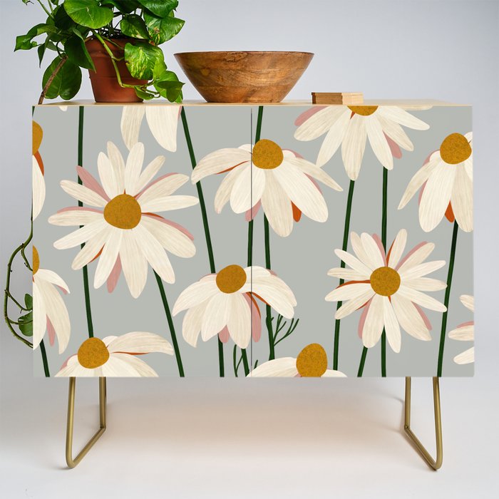 Chamomille pattern Credenza Gallery Image 1
