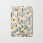 Chamomille pattern Bath Mat Gallery Image 1