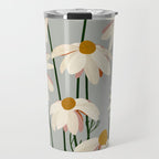 Chamomille pattern Travel Mug Gallery Image 1