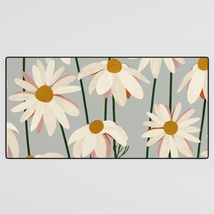 Chamomille pattern Desk Mat Gallery Image 3