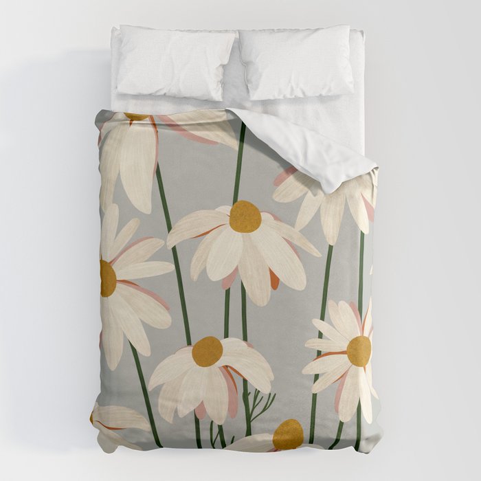 Chamomille pattern Duvet Cover Gallery Image 1