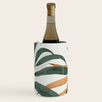 Minimal Abstract Art Tropical Leaves 16 Wine Chiller Gallery Image 1