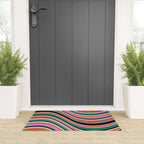 Wavy Stripes XIV - Bold Retro Welcome Mat Gallery Image 3