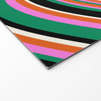Wavy Stripes XIV - Bold Retro Welcome Mat Gallery Image 2