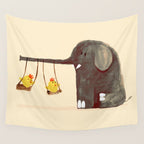 Elephant Swing Wall Tapestry Gallery Image 4