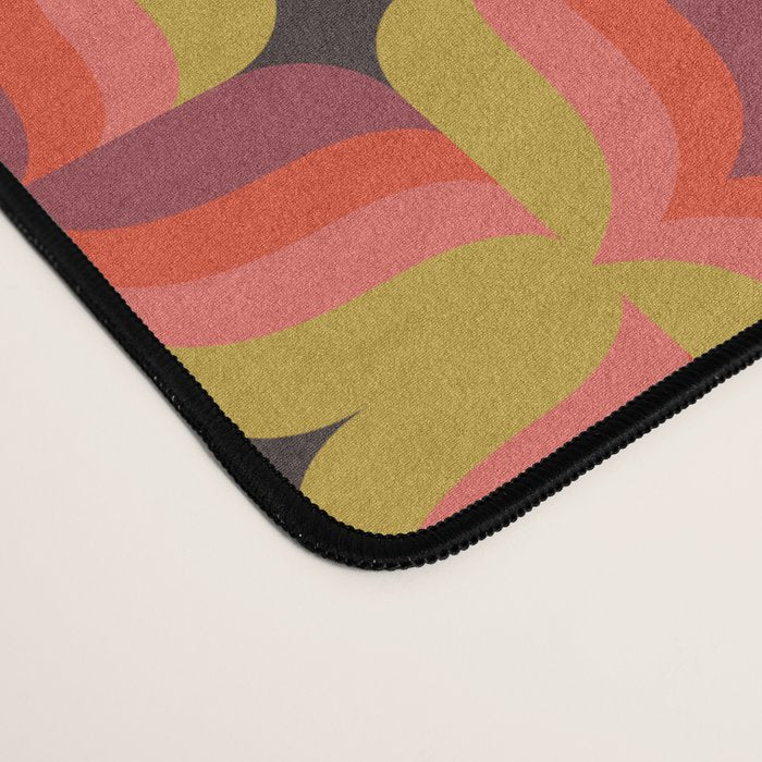 Retro Crimson Ceramic Desk Mat Gallery Image 4