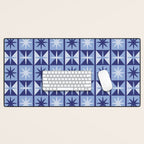 Mid Century Modern Starburst Pattern Desk Mat Gallery Image 1